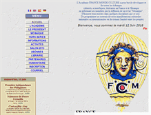 Tablet Screenshot of francemondeculture.com